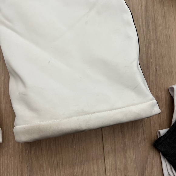 ASOS 4505 white & black ski high waisted ski bib pants salopette - Picture 12 of 12